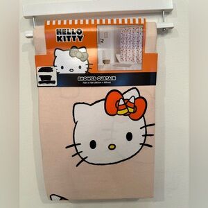 Hello Kitty halloween shower curtain